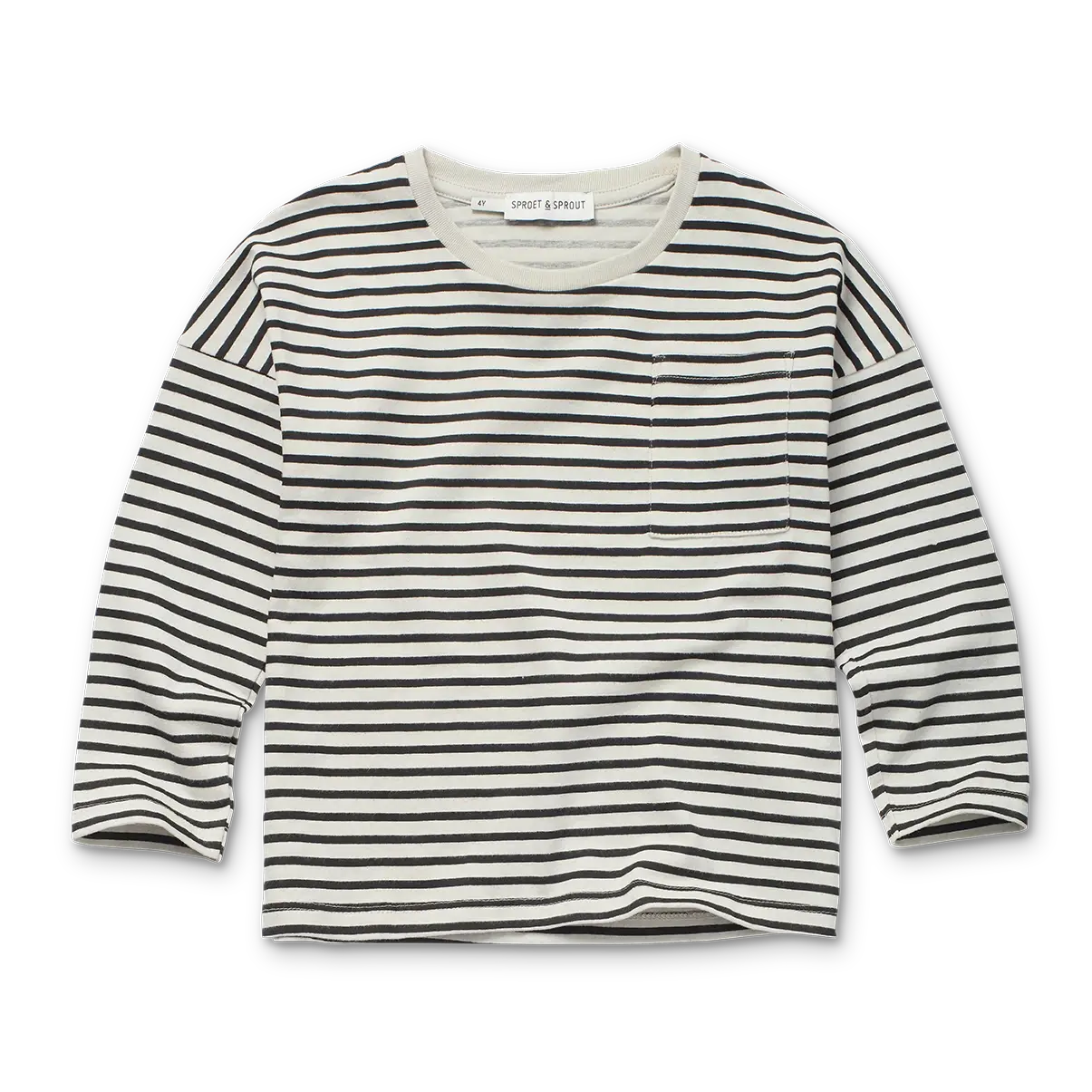 T-shirt stripes  W25-1907 Ivory