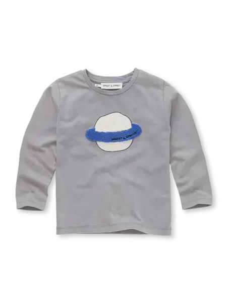 T-shirt saturn W25-1906 Stone grey