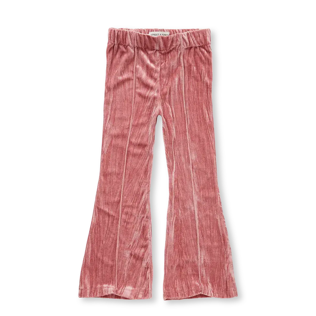 Velvet flare pants  W25-2016 Lavender