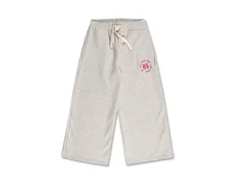 Wide Leg Jogger AW25-609 Grey melange