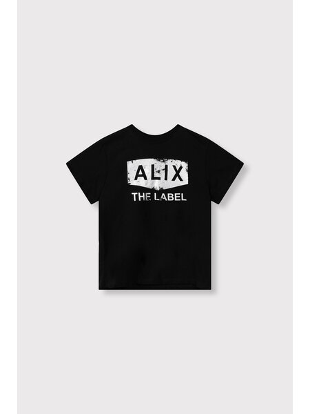 ALIX mini foil logo t-shirt 62508819430 999 BLACK