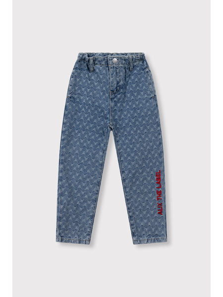 ALIX mini tapered bull denim pants 62508177402 200 DENIM BLUE
