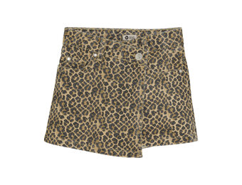 Twill Skort Animal 930264 2227 Latte Sand