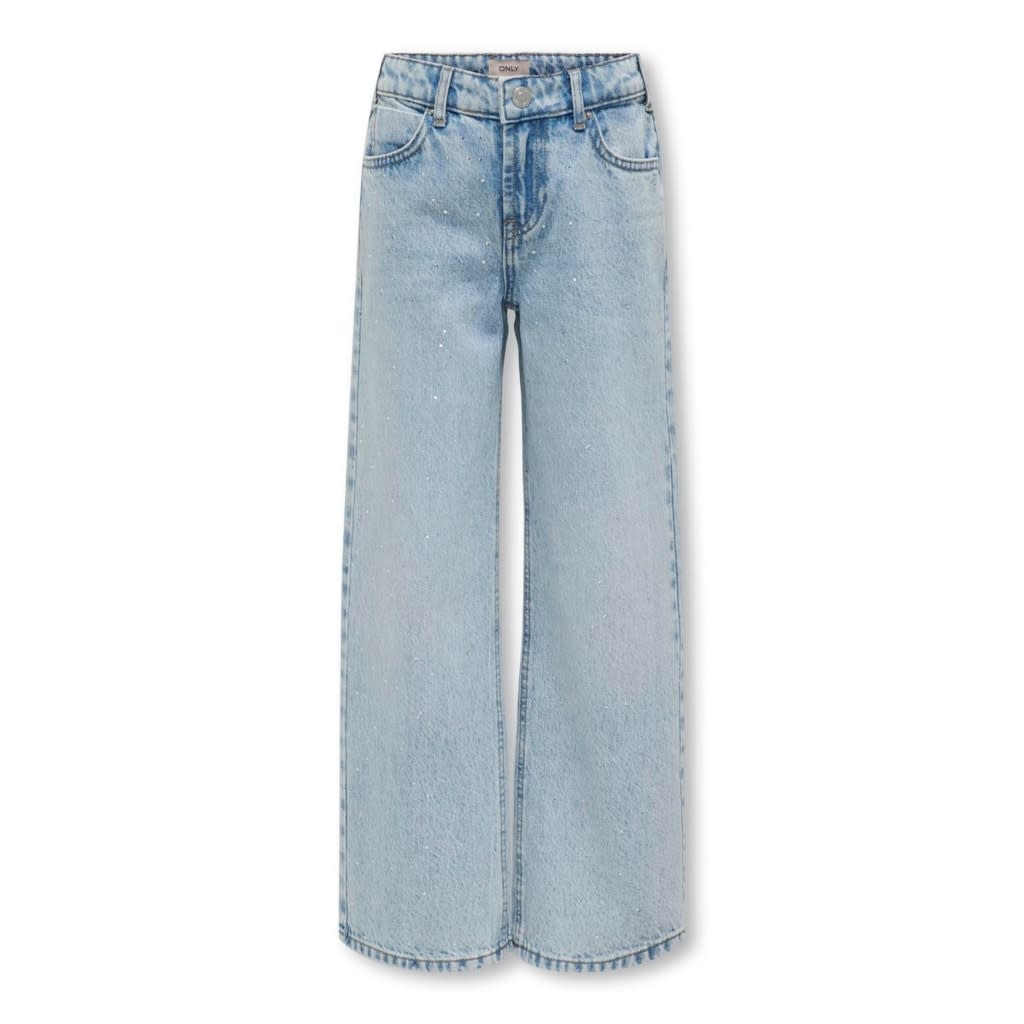 KOGCOBAIN RHINESTONE WIDE DNM AZG 15322355 Light Blue Denim