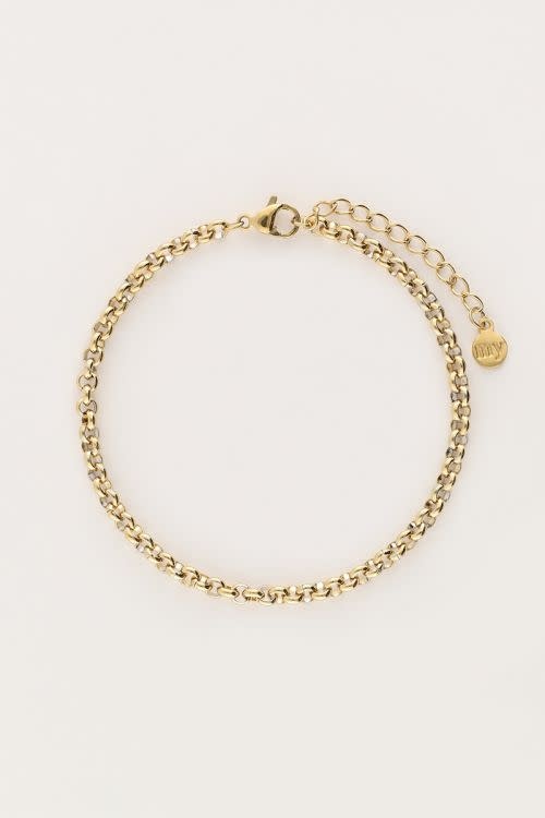 Bracelet small chain MJ12641 Gold