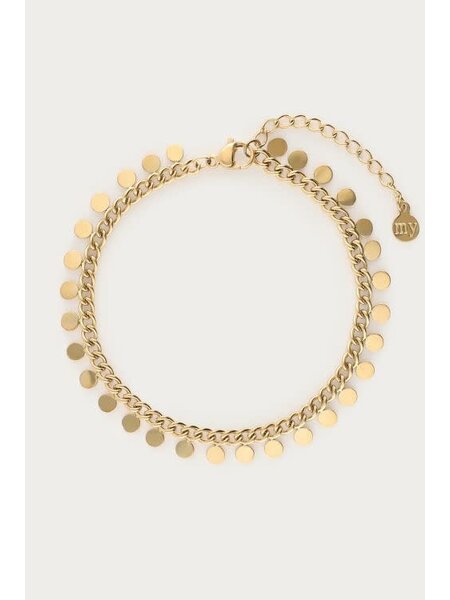 Armband coins MJ05122 Goud