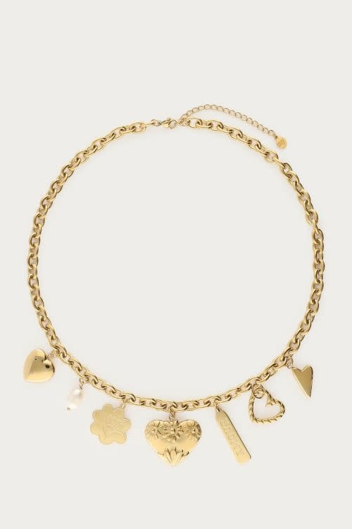 Necklace art of summer steel MJ13759 Gold