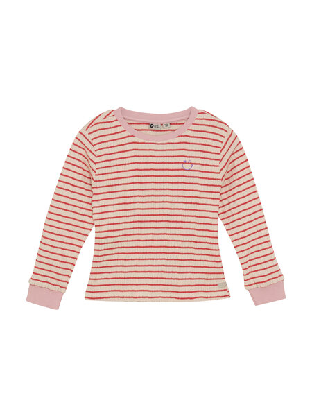 Daily7 T-shirt Longsleeve Stripe 930296 4430 Baked Apple