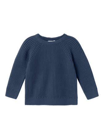 NMMVOLLY LS KNIT 13234820 Insignia Blue