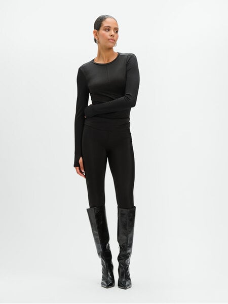 REFINED knitted fitted legging ANNA (R2509159761) black