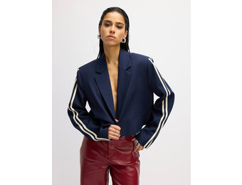 cropped blazer NIV (R2509455753) navy