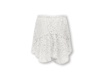 KOGJULIA LACE SKIRT WVN 15345943 Cloud Dancer