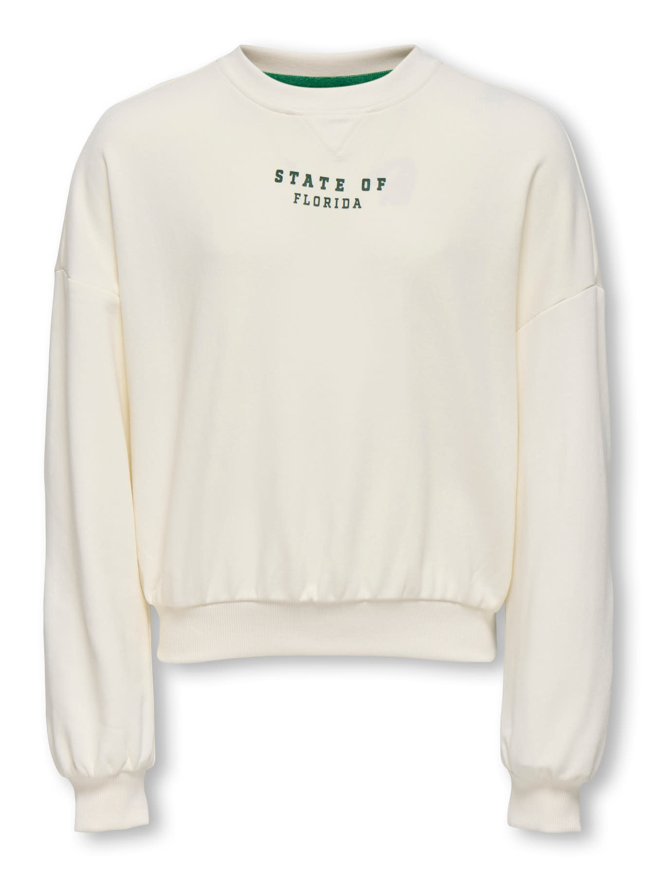 KOGSALLY OVZ SWT UNB 15357834 Antique White/Green