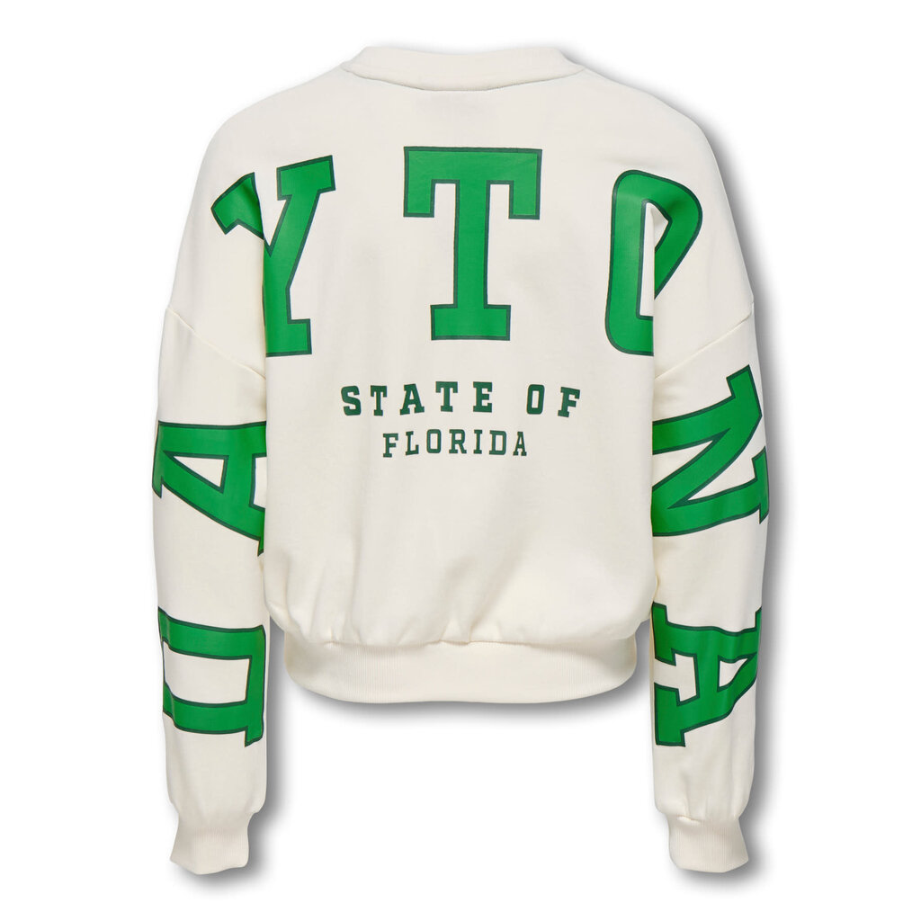 KIDS ONLY KOGSALLY  OVZ  SWT UNB 15357834 Antique White/Green