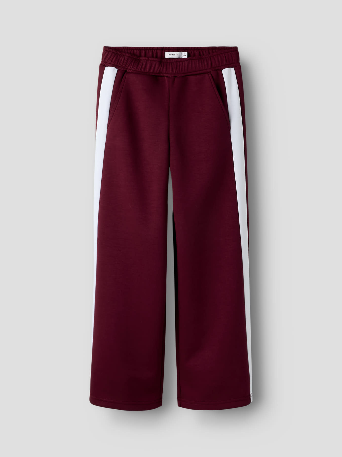 NKFNEHA WIDE SWE PANT LNOOS 13255165 Burgundy