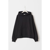 Oversized print hoodie 24946 Offblack