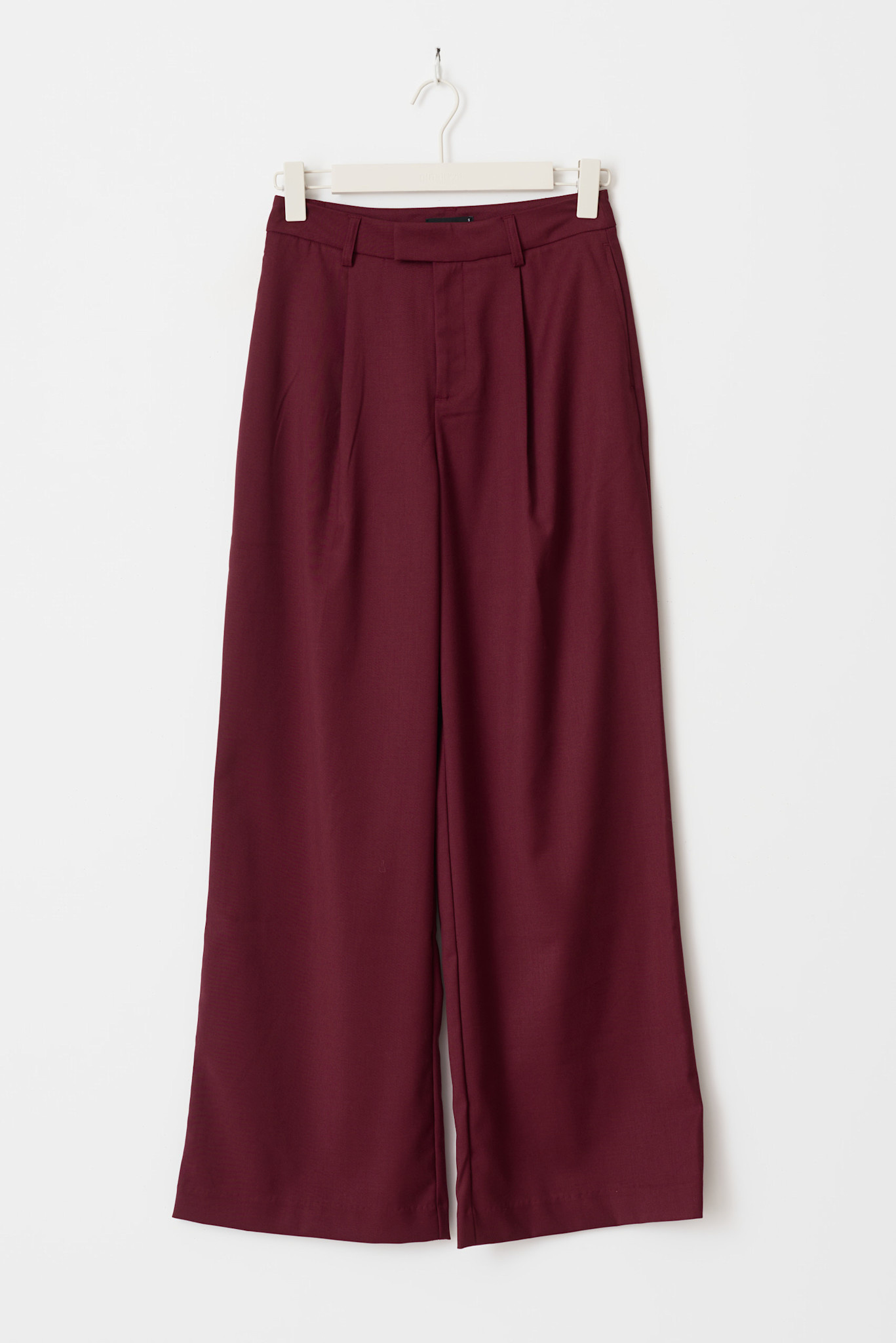 Straight pu trousers 25708 Burgundy (4670)