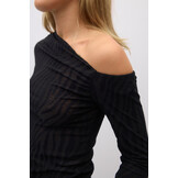 Asymmetric top 25975 Black
