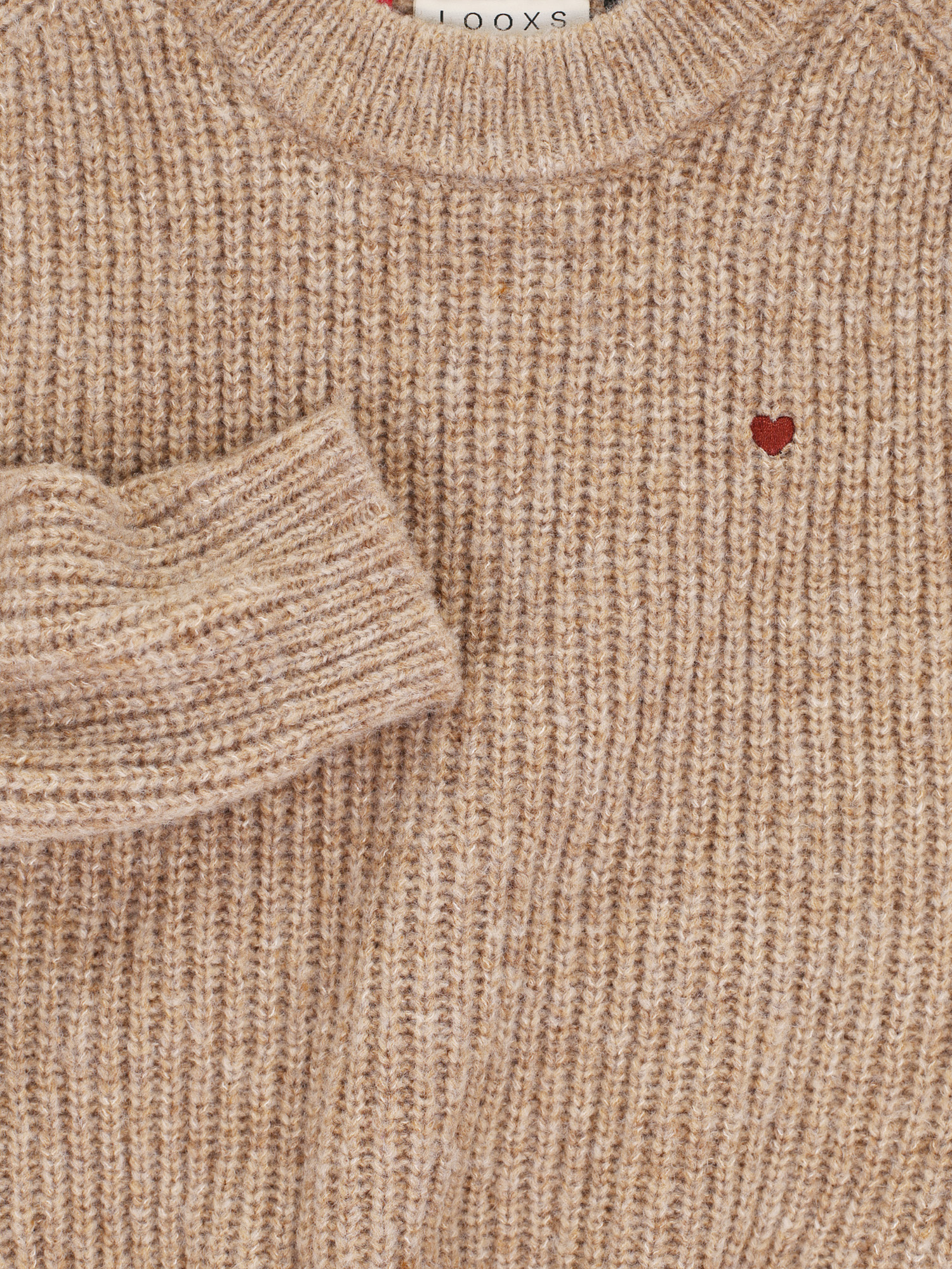 knit sweater 2532-7340-049 Clay