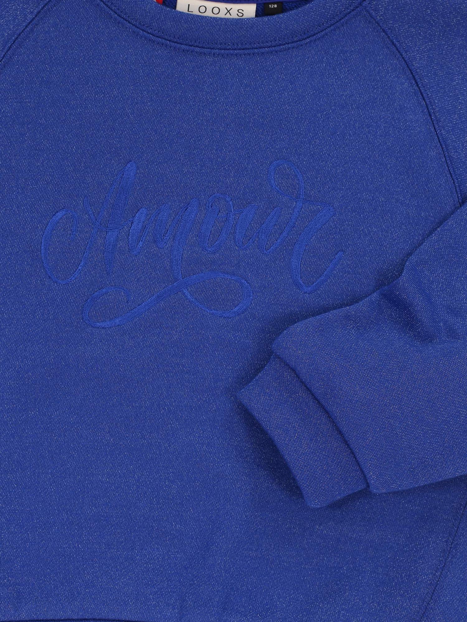 lurex sweater 2532-7339-186 Kobalt blue