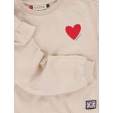 sweater with ruffles 2532-7307-032 soft sand