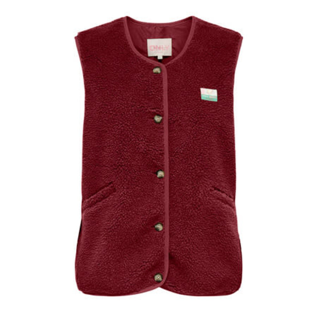 KIDS ONLY KOGBABY LIFE TEDDY VEST CS PNT 15366088 Cabernet
