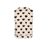 heart fur gilet 2533-7085-008 Dove white