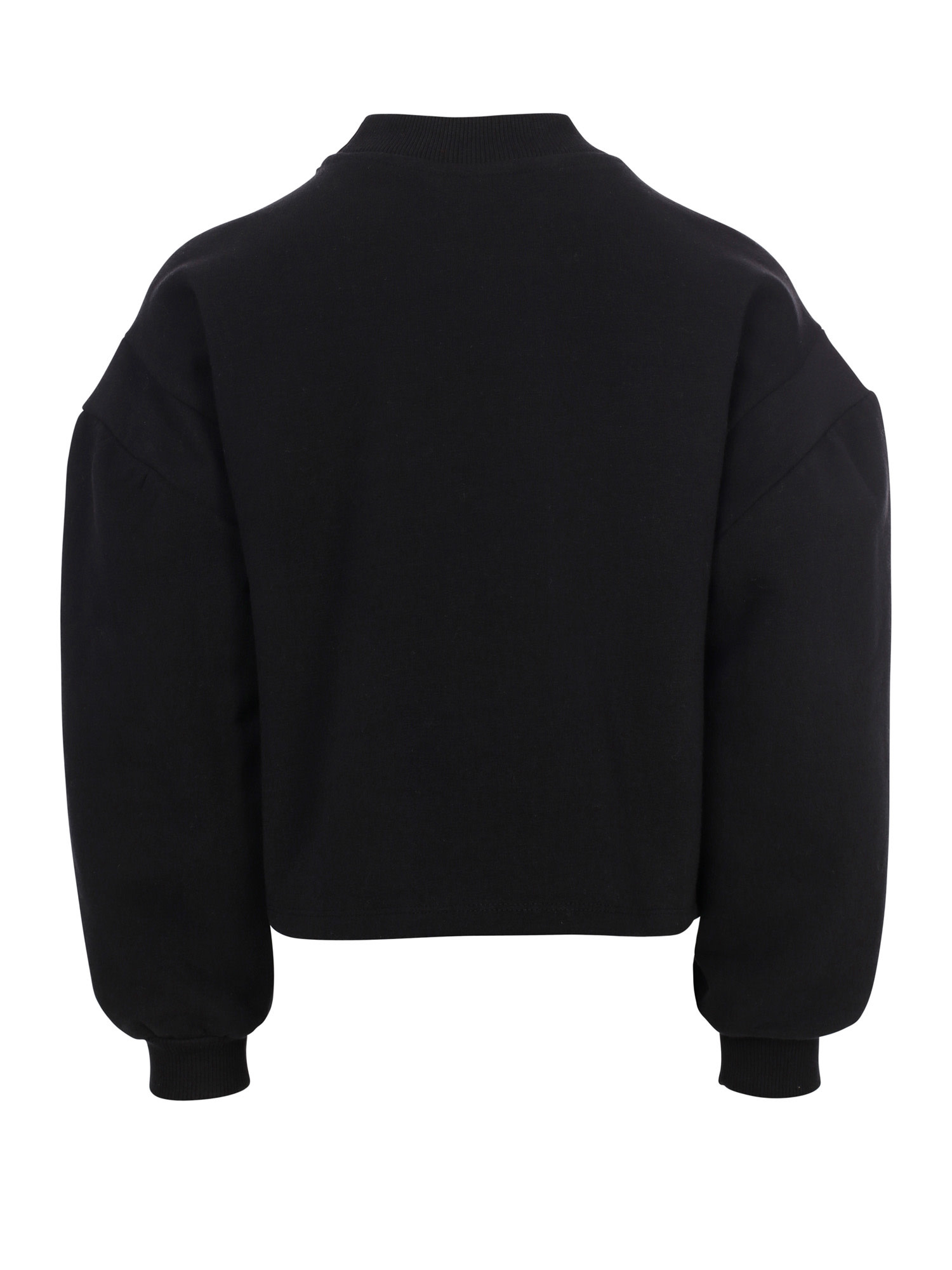sweater with ruffle 2533-7372-093 Pebble black