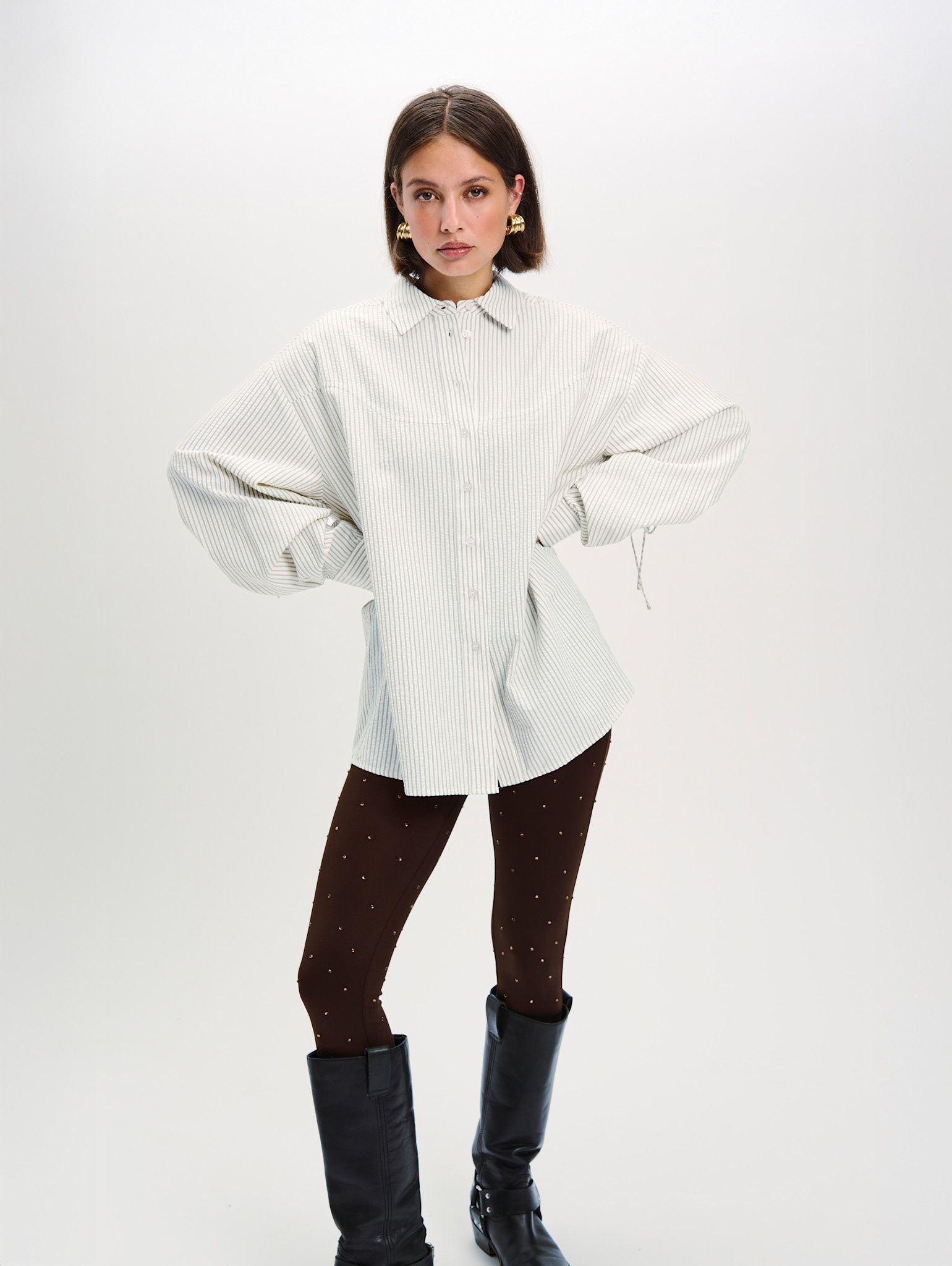 Oversized blouse GABBY R2510940857 stripe