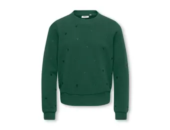 KOGATIKA L/S O-NECK EMB HEART SWT 15364584 Pineneedle EMB Hearts/Pineneedle