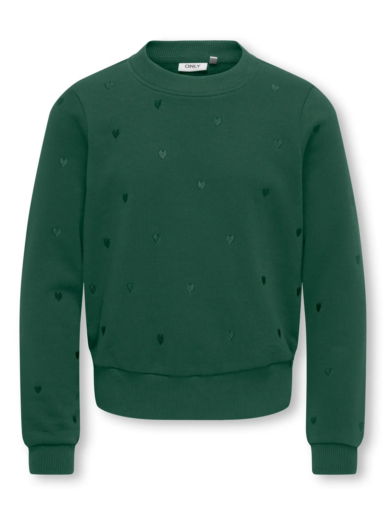 KOGATIKA L/S O-NECK EMB HEART SWT 15364584 Pineneedle EMB Hearts/Pineneedle