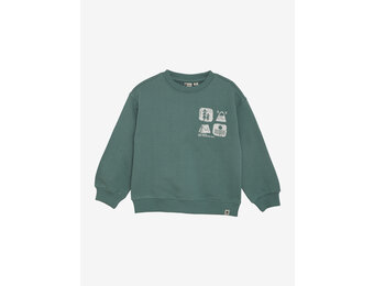 Oversized Sweater Artwork 920233 9030 Blue Spruce