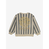 Oversized Sweater Stripe 920237 2020 Sandshell