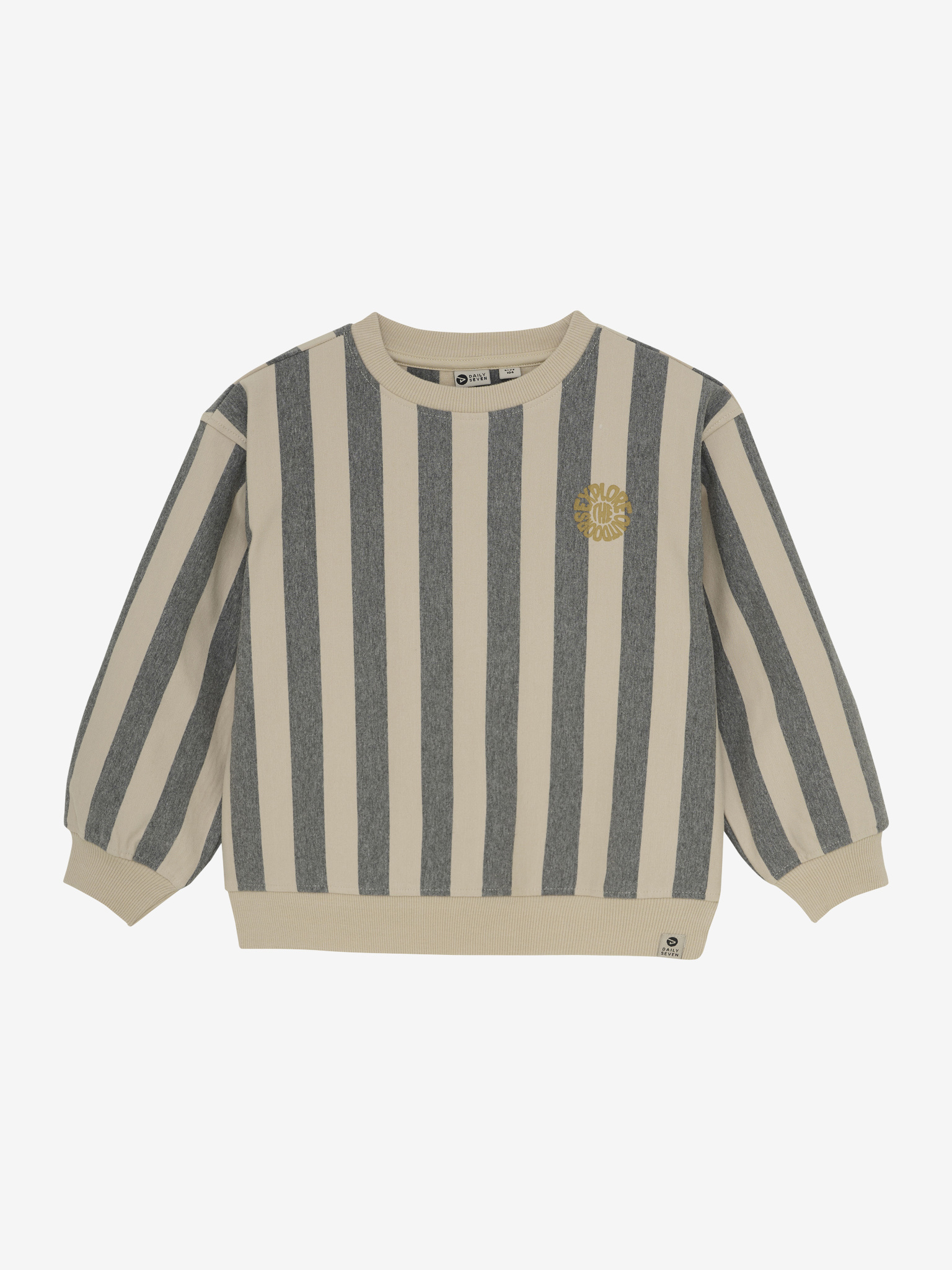 Oversized Sweater Stripe 920237 2020 Sandshell