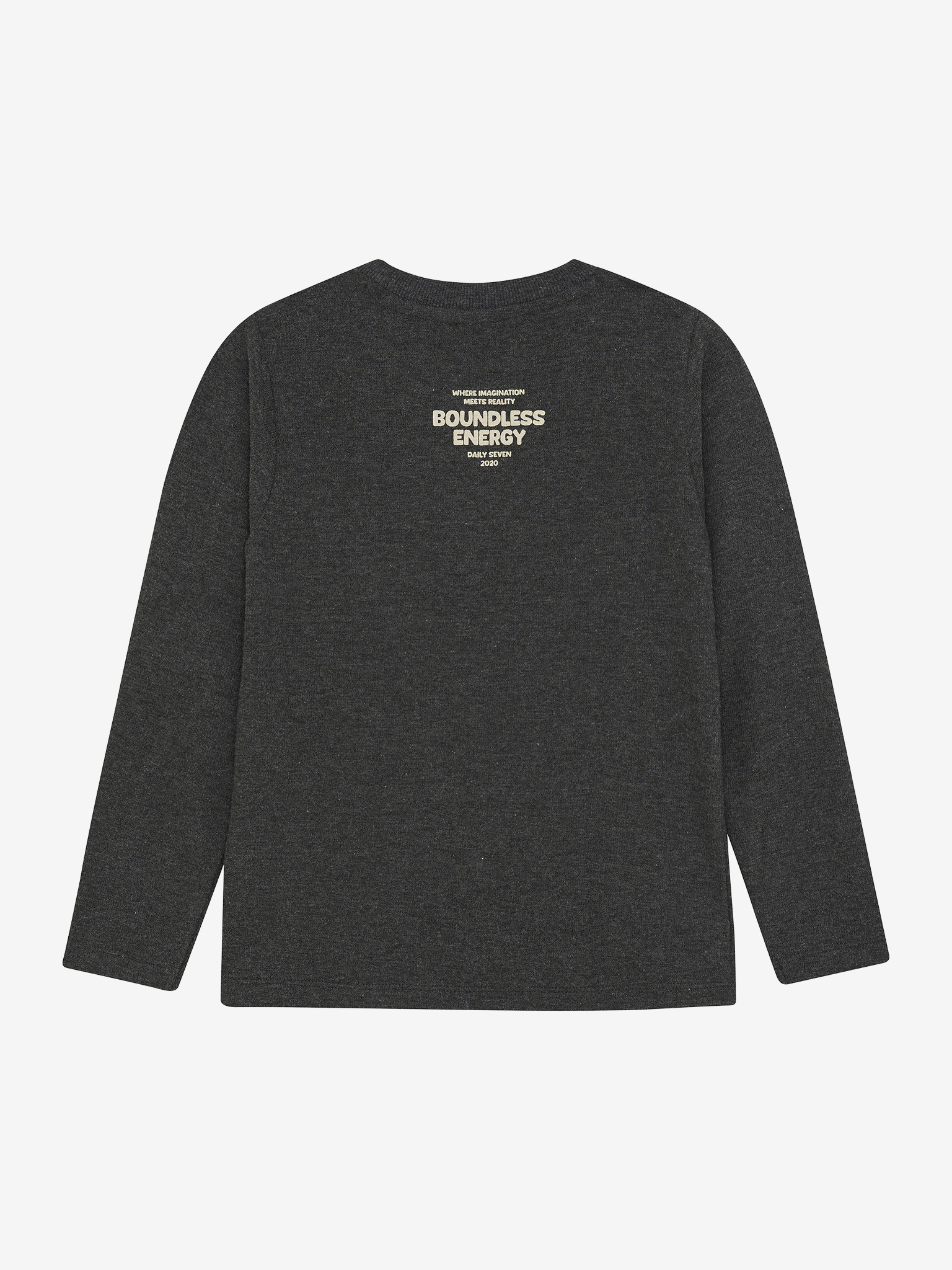 T-shirt Longsleeve Pocket 920255 1320 Dark Grey Melange