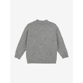 Knitted Sweater Heart 930278 1220 Medium Grey Melange