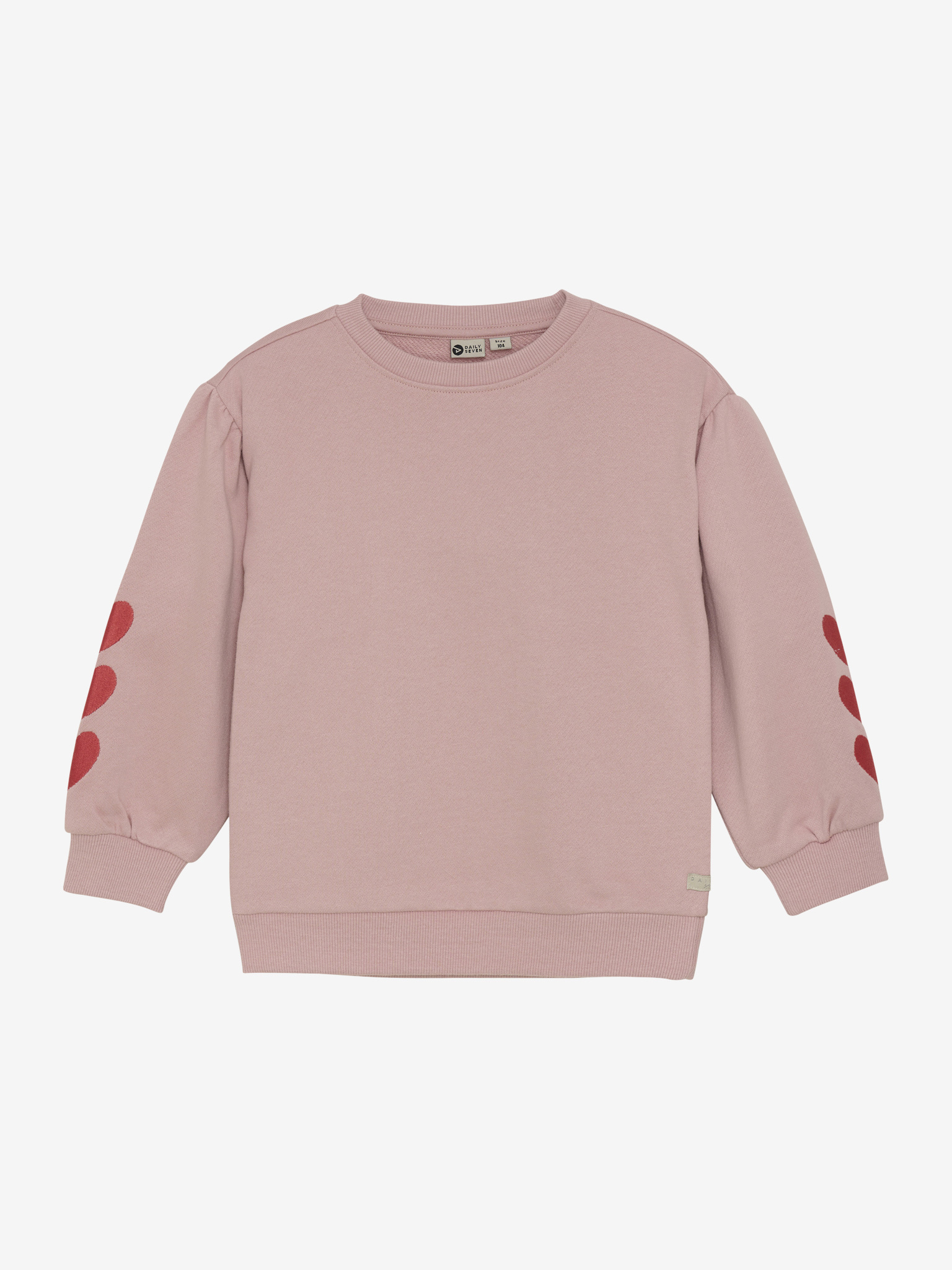 Sweater Heart Embroidery 930284 5013 Pale Mauve