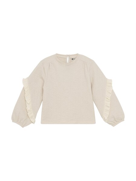 Daily7 T-shirt Longsleeve Ruffle 930297 2020 Sandshell