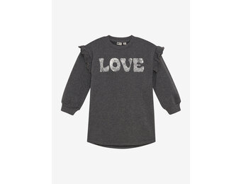 Sweatdress Longlseeve Print 930308 1919 Phantom