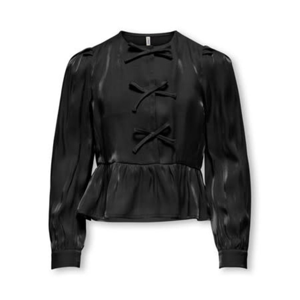 KIDS ONLY KOGVICTORIA L/S BOW SHIRT WVN 15363200 Black