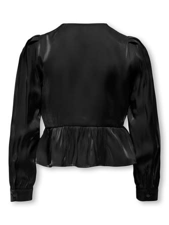 KOGVICTORIA L/S BOW SHIRT WVN 15363200 Black