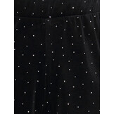 KOGVELLA VELVET WIDE PANT JRS 15362601 Black Studs