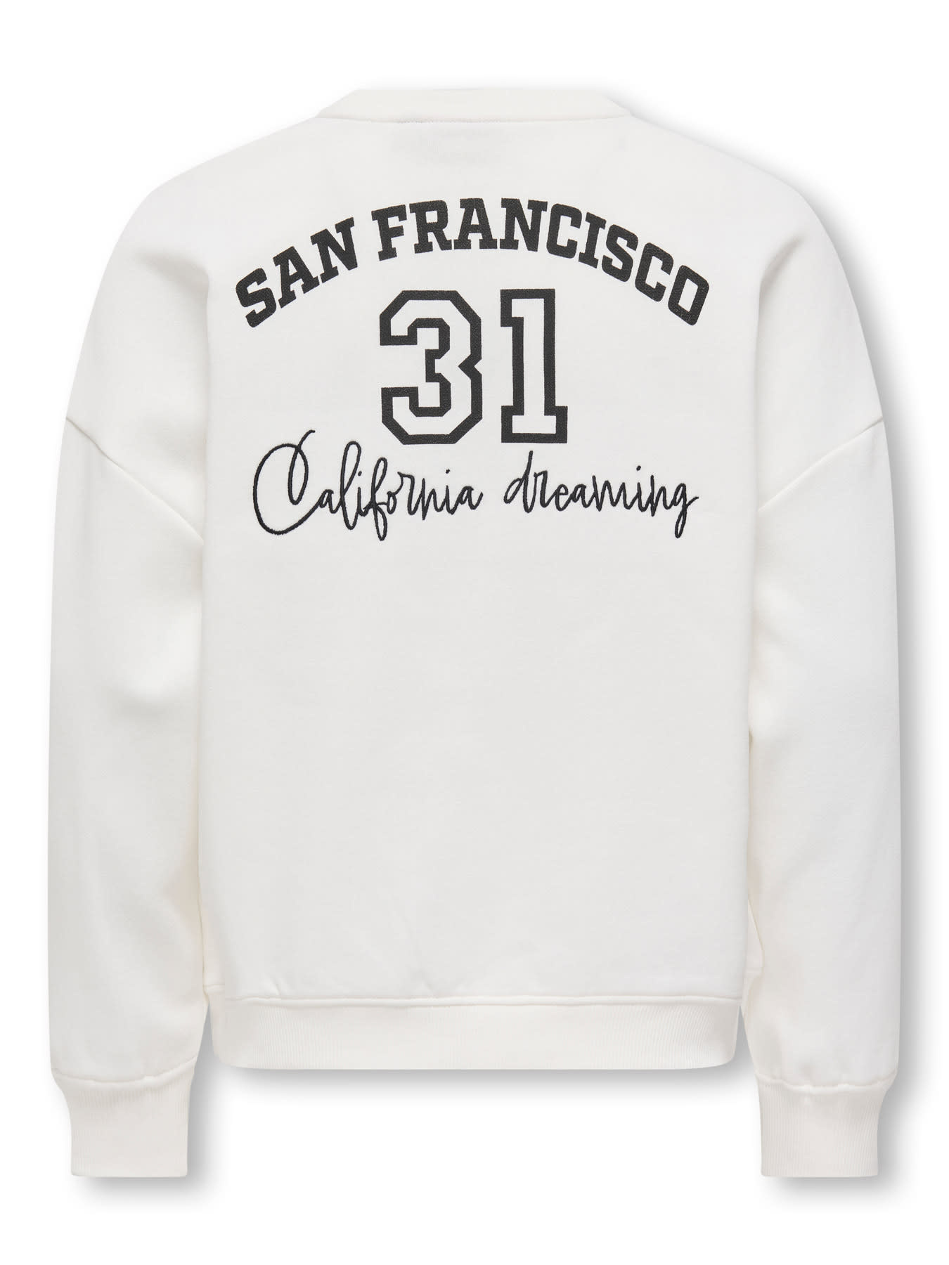 KOGBILA L/S OVZ PRINT O-NECK SWT 15357903 Egret Sport