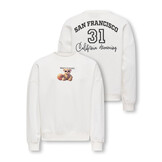 KOGBILA L/S OVZ PRINT O-NECK SWT 15357903 Egret Sport