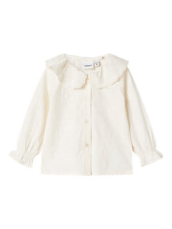 NMFOUMA LS SHIRT 13247359 Cloud Dancer