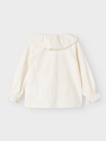 NMFOUMA LS SHIRT 13247359 Cloud Dancer