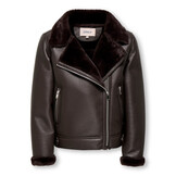 KOGSTARRY BONDED TEDDY JACKET OTW 15360681 Black Coffee