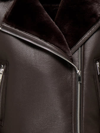 KOGSTARRY BONDED TEDDY JACKET OTW 15360681 Black Coffee