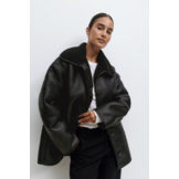 Bonded pu teddy jacket 26105 Black (9000)
