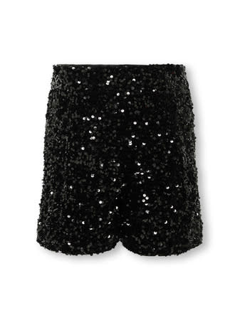 KOGCONFIDENCE SEQUIN SHORTS JRS 15359946 Black